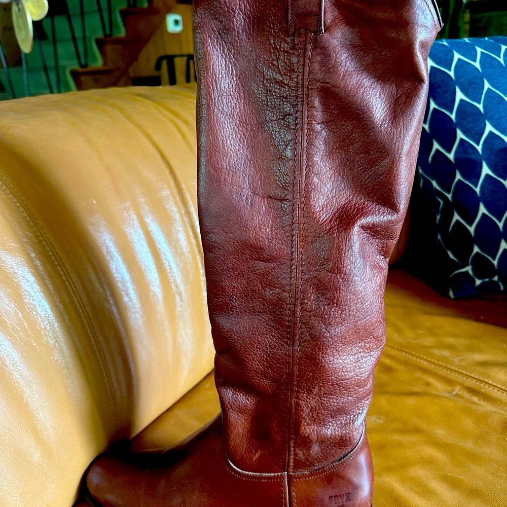 Frye Women's Rich Brown Over the Knee Boots